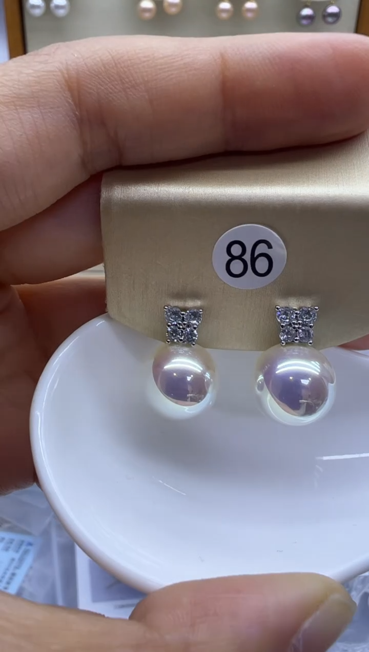 未镶嵌耳饰淡水珍珠86