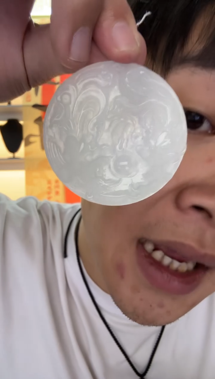 【闪购商品】翡翠颈饰未镶嵌天然翡翠A货孤品一件