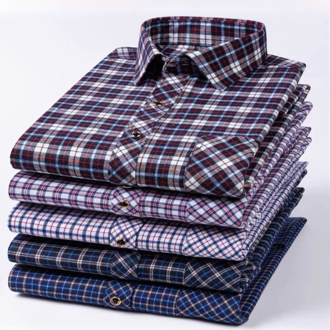 （401-600）品牌衬衫 中老年长袖衬衫 直播间链接1