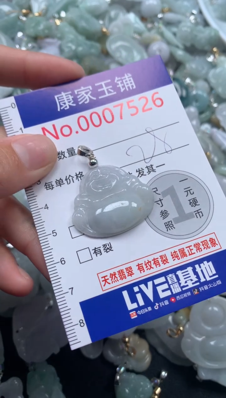 颈饰未镶嵌翡翠7526