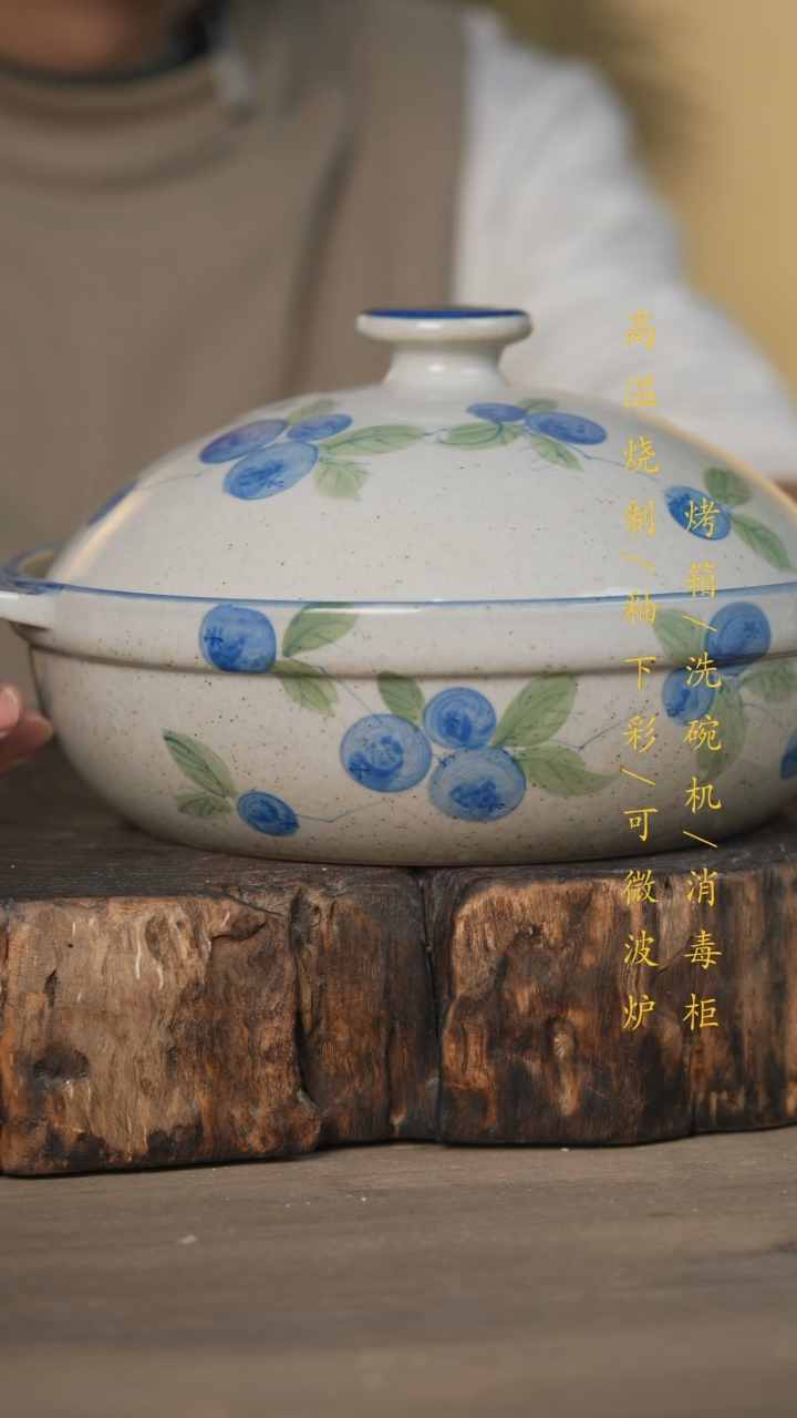 【闪购商品】瓷片景德镇高温釉下彩可微波烤箱洗碗机