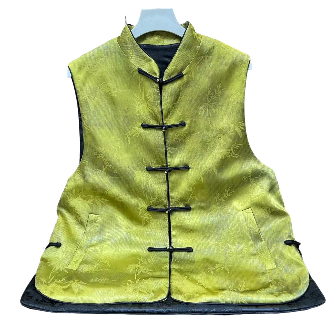 369国风女装高端新中式时尚国显瘦减龄重工百搭立领马甲#《幽梦》