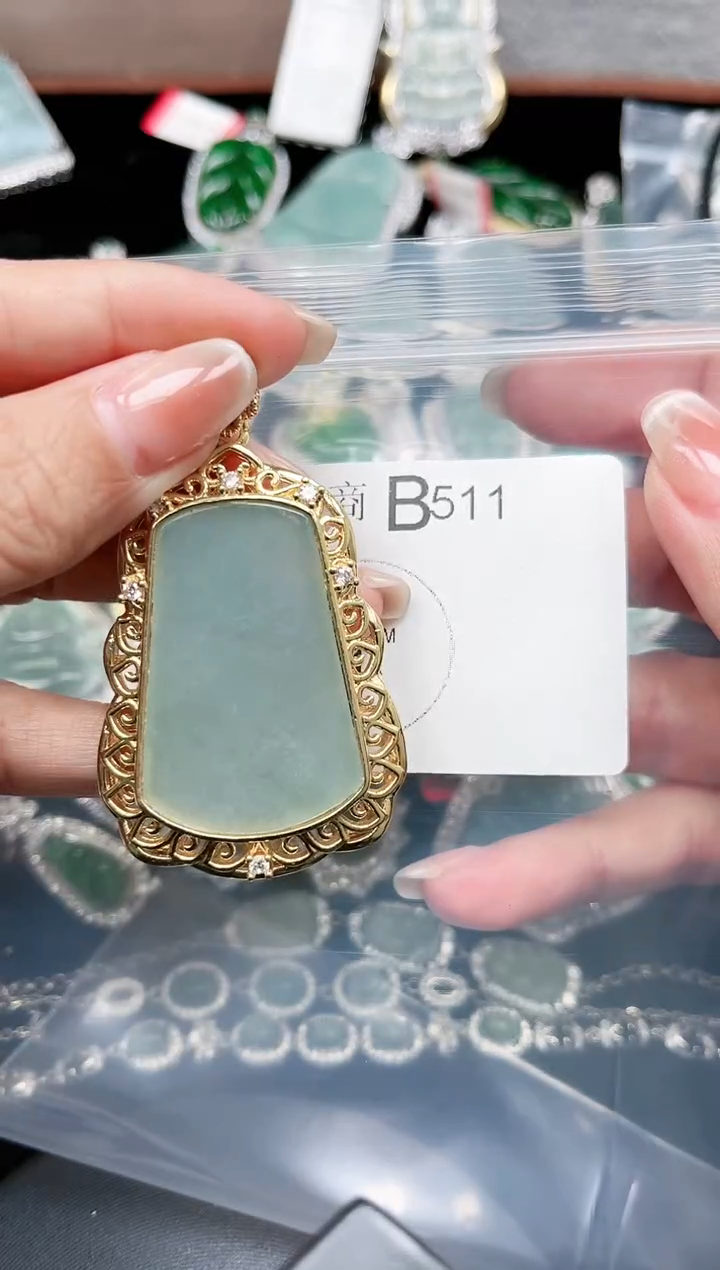 【闪购商品】翡翠颈饰未镶嵌511赠皮绳