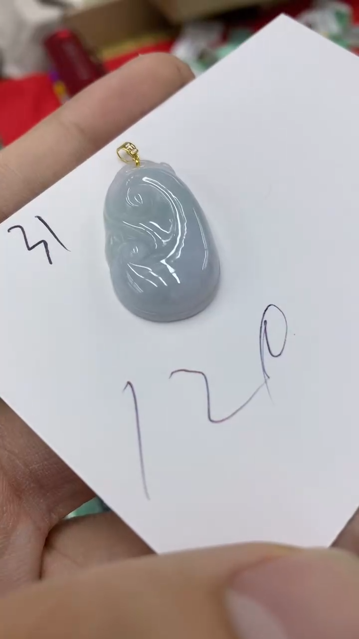 【闪购商品】翡翠颈饰18K金镶嵌号链接111111111