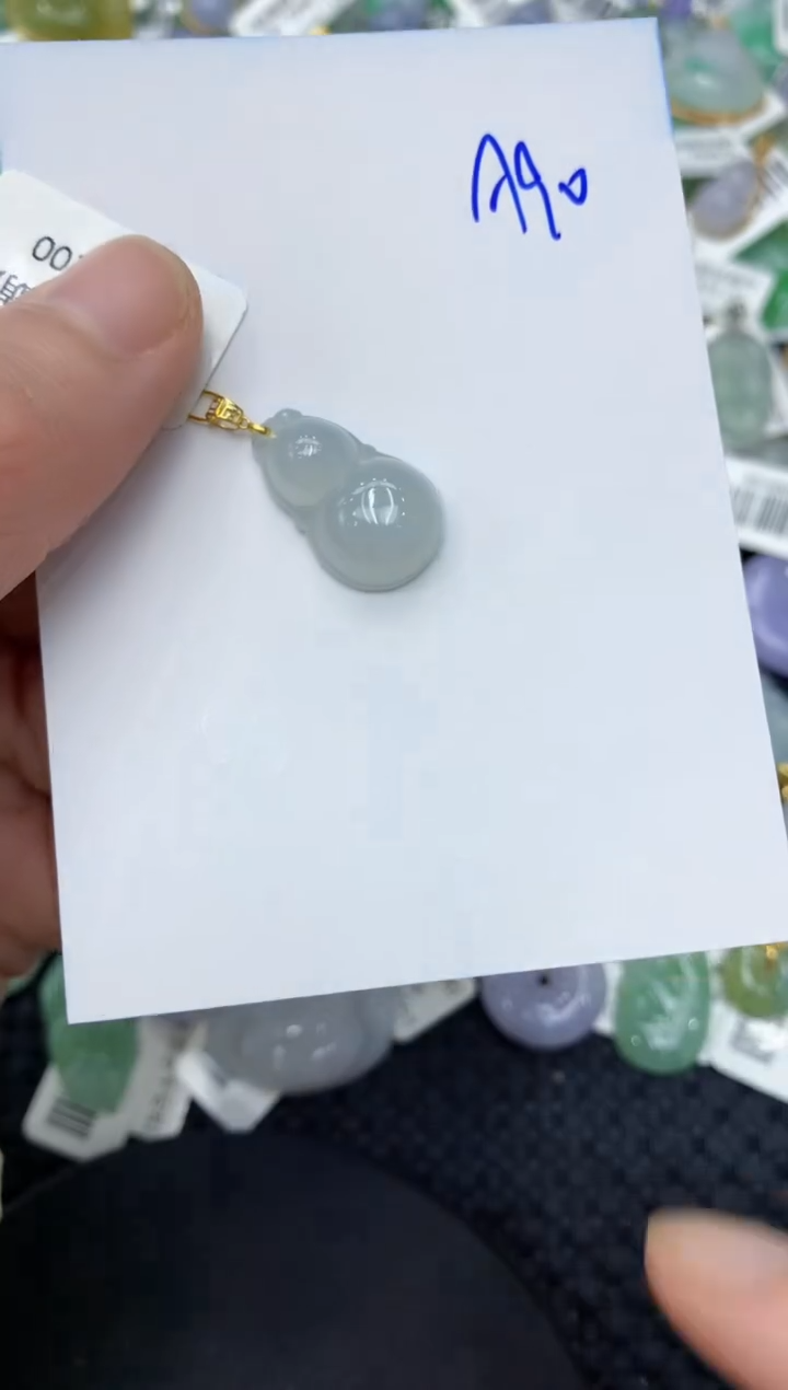 【闪购商品】翡翠颈饰18K金镶嵌11111111111