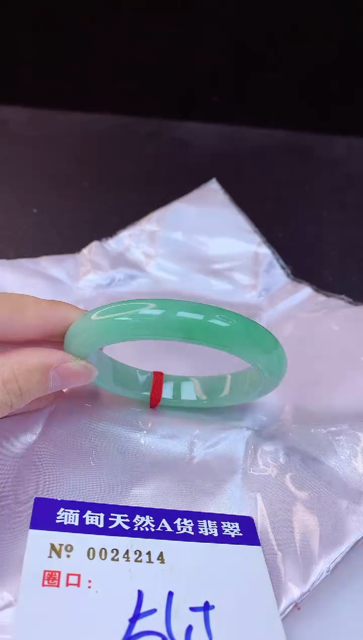 【闪购商品】翡翠手镯未镶嵌54+             