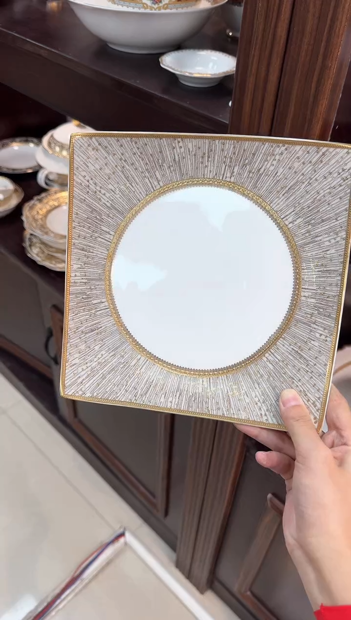 【闪购商品】瓷片9寸方形盘 春节活动福利价