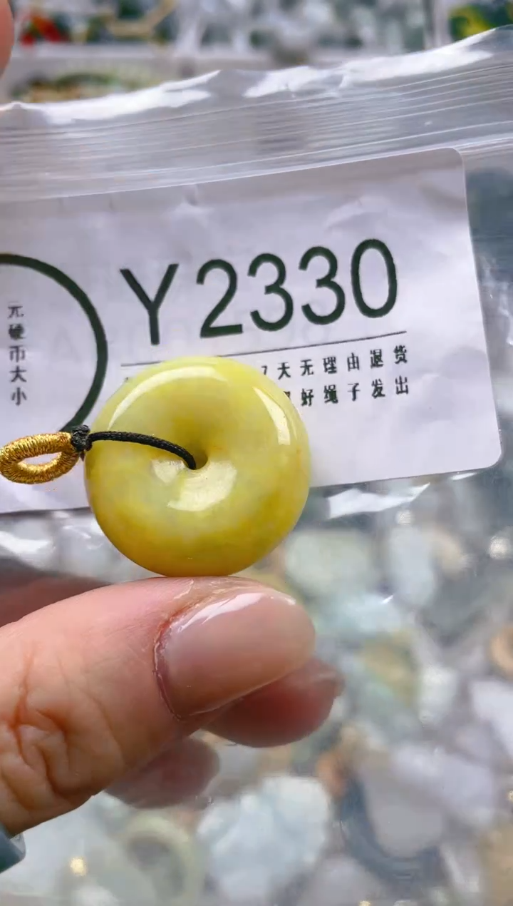 【闪购商品】翡翠颈饰未镶嵌/Y/翡翠A货一图一物