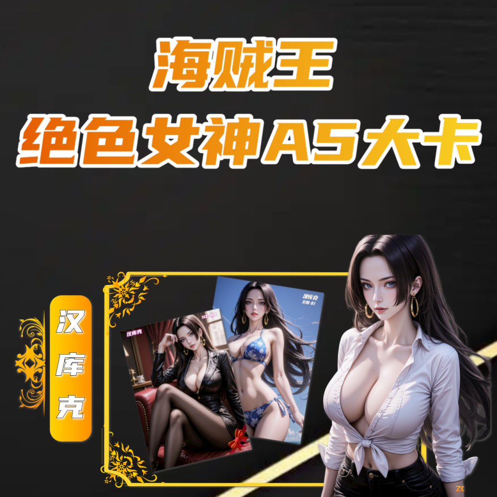 【玥玥抬箱】炽云文创海贼王绝色女神A5大卡二创卡牌/默认代拆