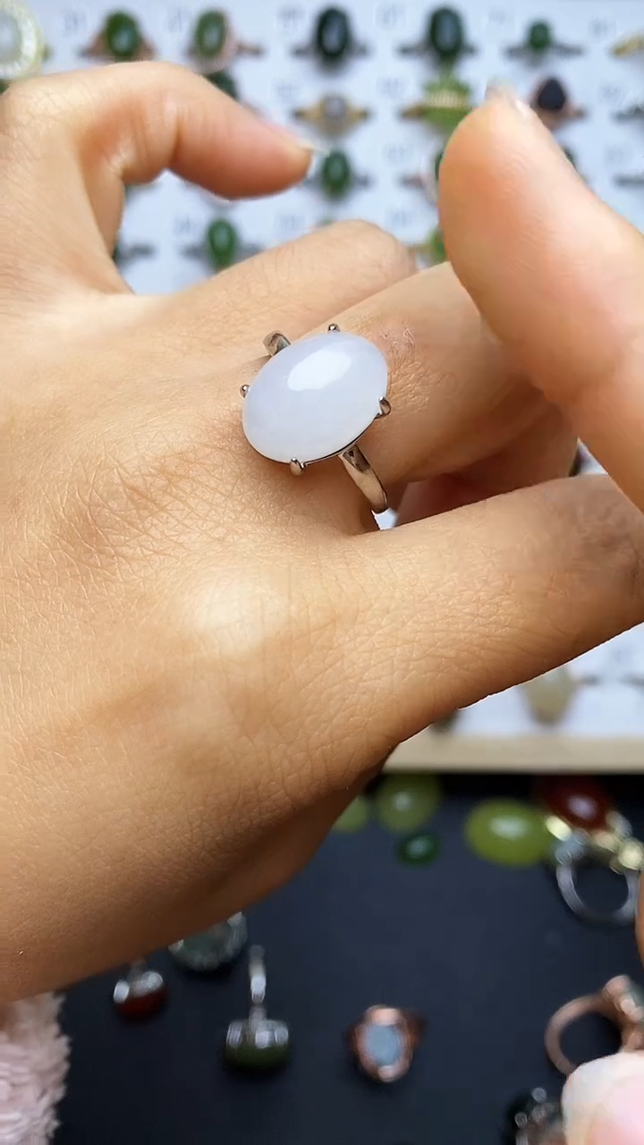 【闪购商品】和田玉戒指未镶嵌1