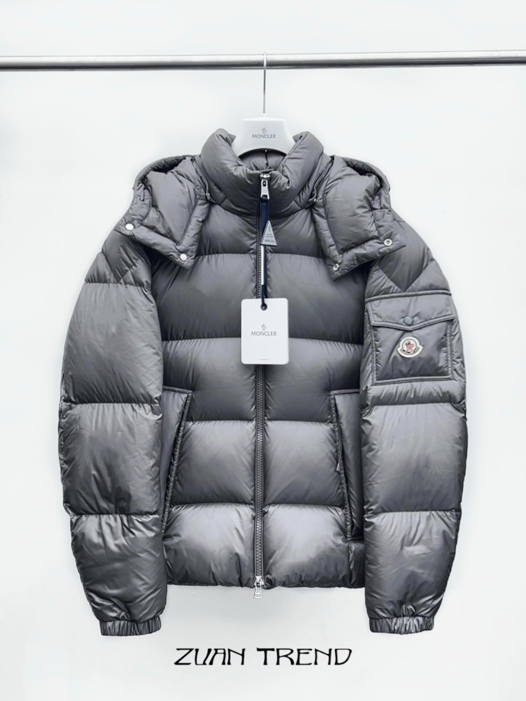未使用 MONCLER Moncler盟可睐 FW25 Couyere羽绒服 男款 灰色