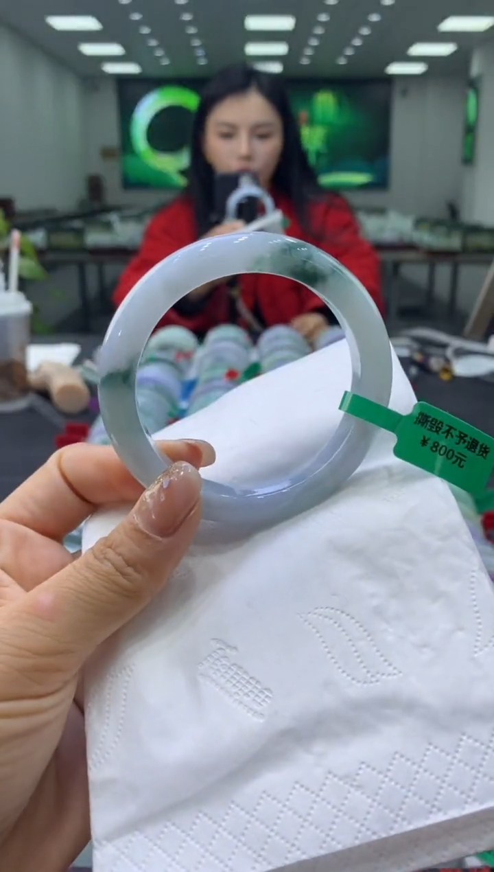 未镶嵌手镯翡翠00005576