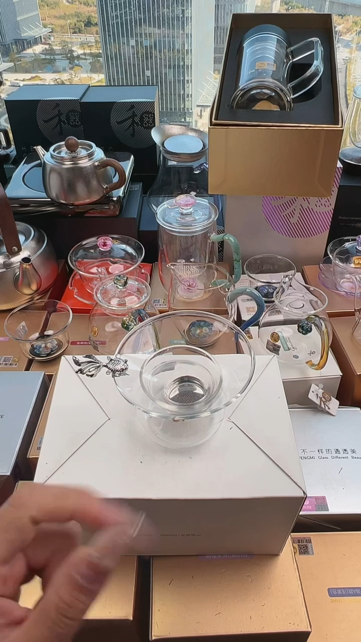 @@禾器晶彩银鱼茶漏