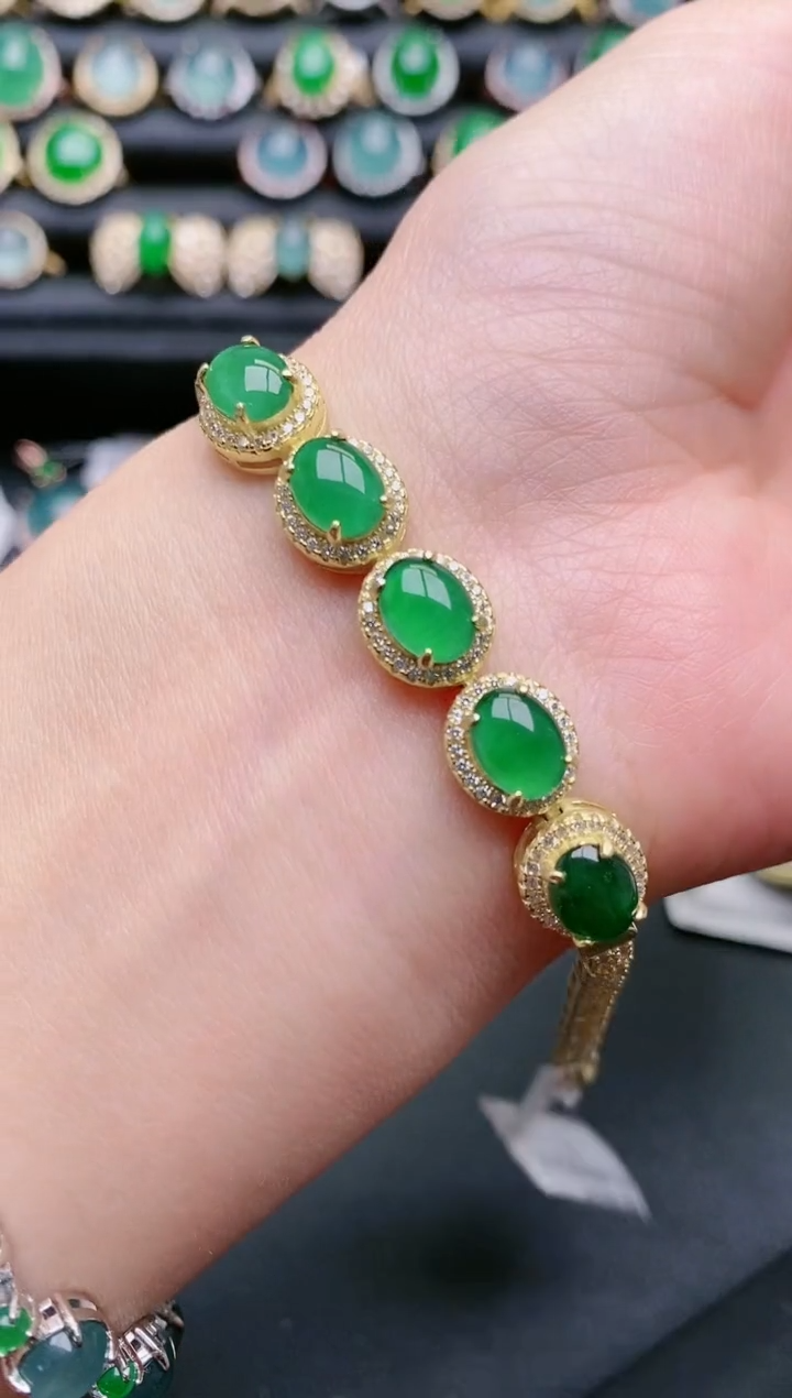 【闪购商品】翡翠戒指银S925镶嵌1111111