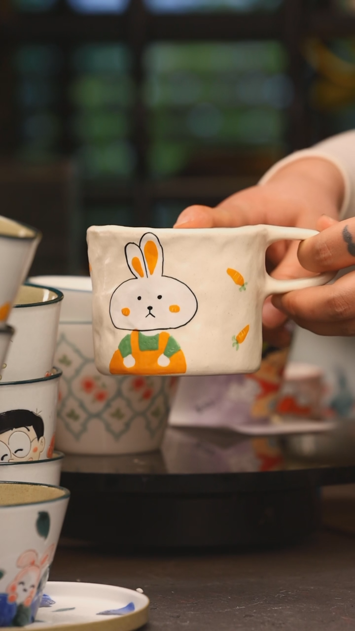 【闪购商品】摆件设计师陶瓷创意手作陶瓷景德镇