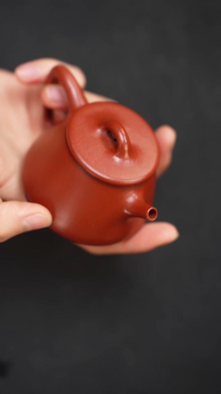 【闪购商品】紫砂茶壶朱泥小高瓢100CC