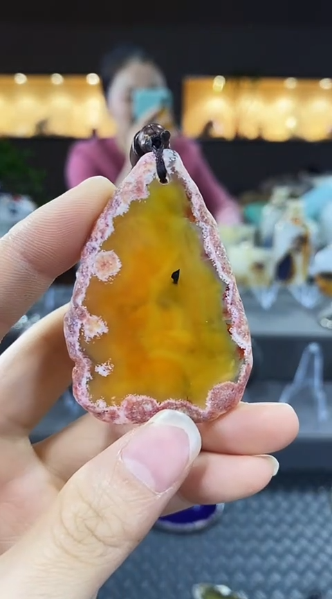 未镶嵌颈饰玛瑙/玉髓齐*风玛瑙