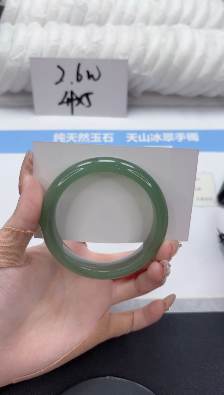 【闪购商品】石英质玉未镶嵌手镯A319-58.6