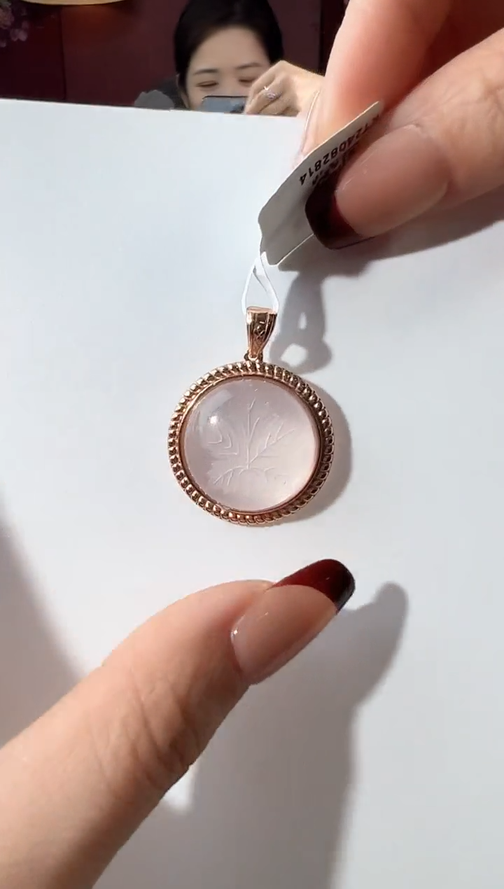 【闪购商品】水晶颈饰银S925镶嵌KT24082814