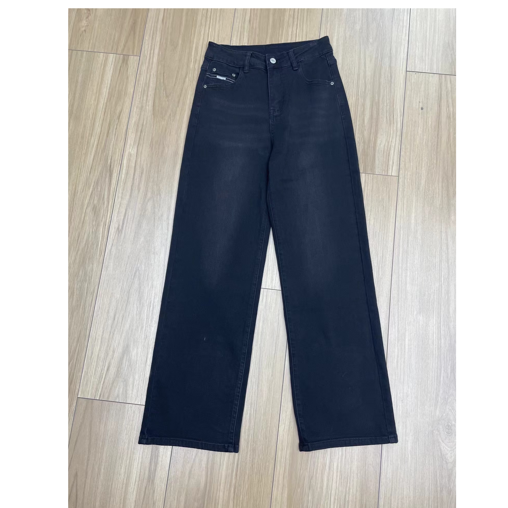 【元旦福利款】窄版百搭直筒牛仔裤23806