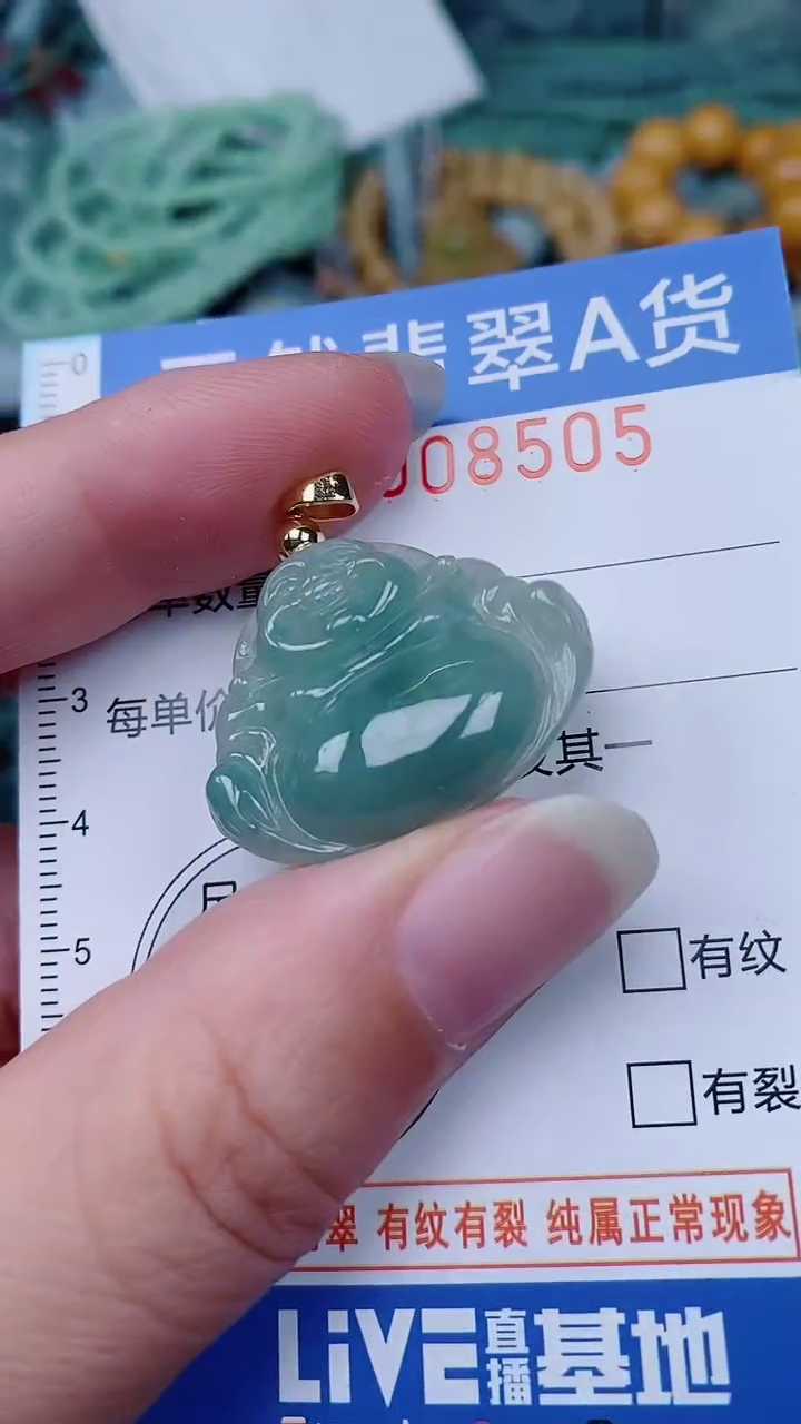 翡翠未镶嵌颈饰00008505