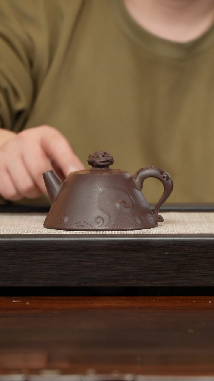 【闪购商品】紫砂茶壶四底惊涛壶