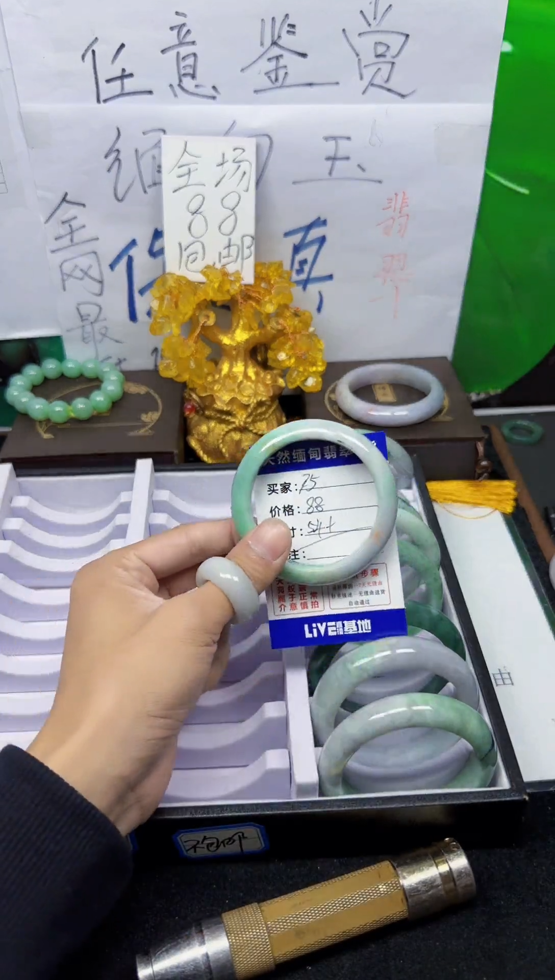 未镶嵌手镯翡翠75