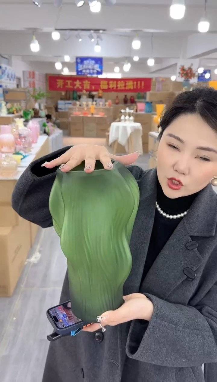 【闪购商品】琉璃椿新花器M-39晚