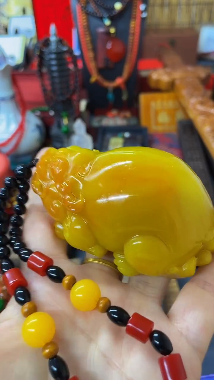 未镶嵌和田玉（黄玉）挂件主播推荐！！主播推荐！！