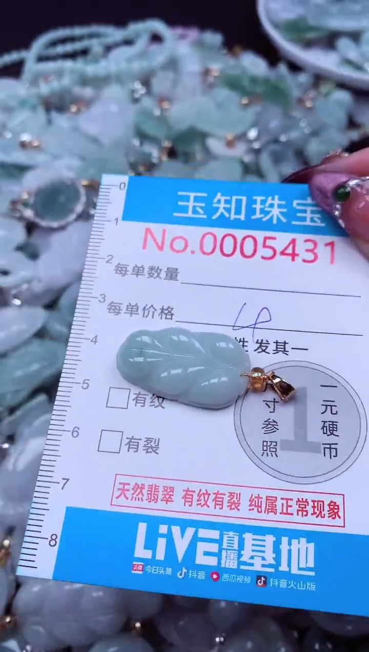 吊坠(不含链)未镶嵌翡翠5431