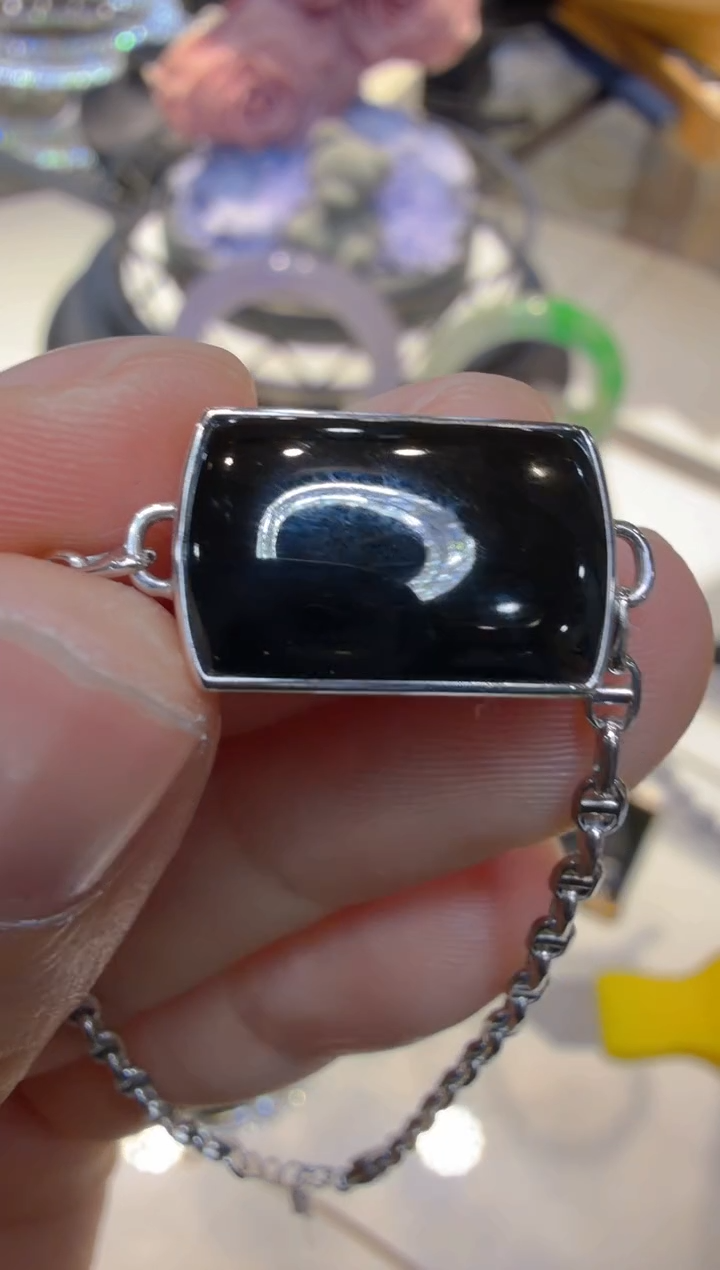 套链18K金镶嵌翡翠多样性团购发一件