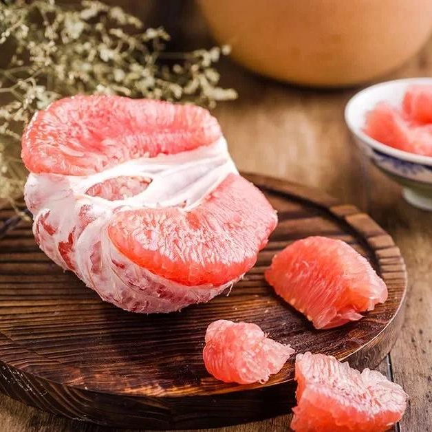红心蜜柚柚子产地直发皮薄肉厚多汁老树果（酸比甜多，怕酸勿拍）