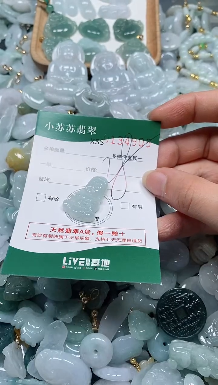 【闪购商品】翡翠颈饰未镶嵌闪购商品0134905