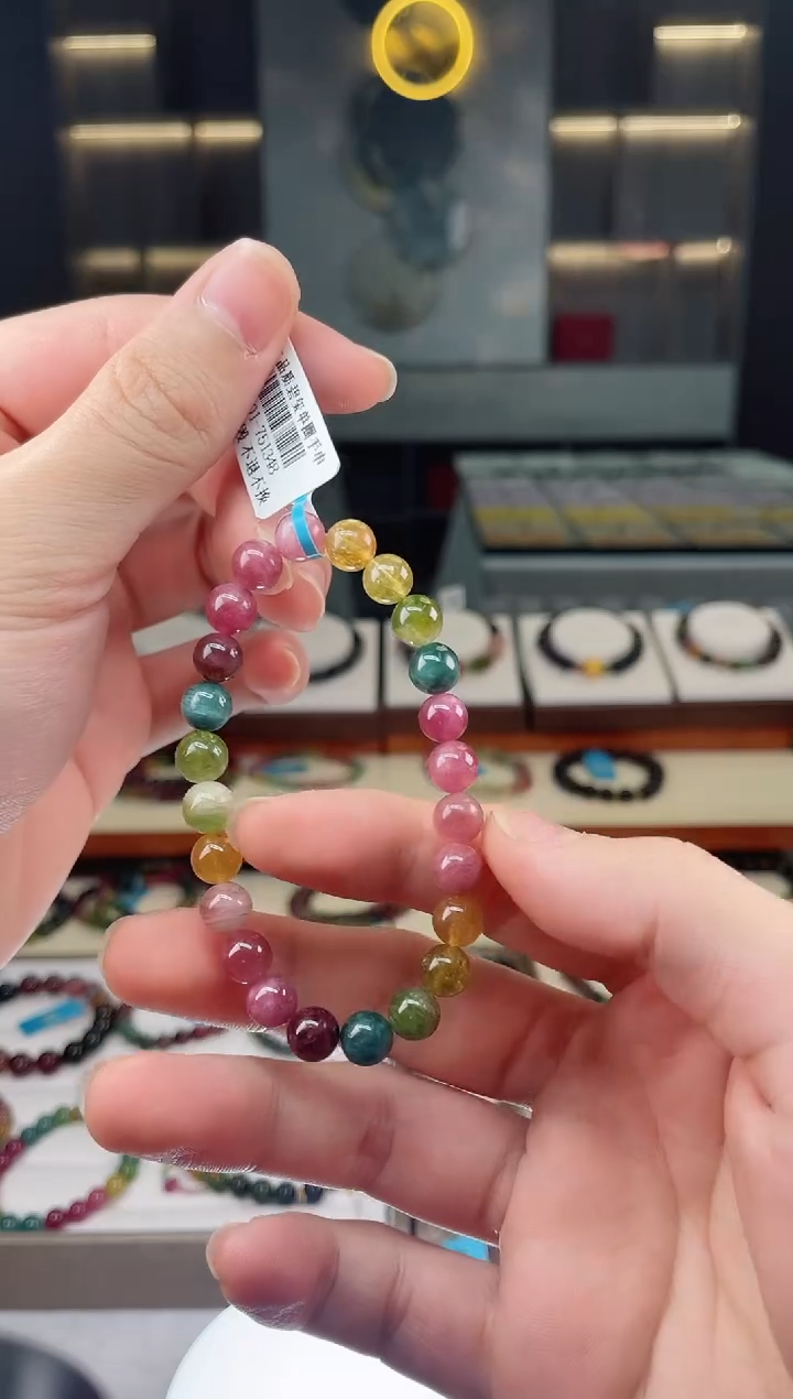 【闪购商品】碧玺单圈手串未镶嵌（多样性发一条）Y