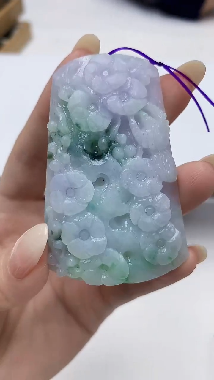 【闪购商品】定制翡翠未镶嵌0405DD-毛货挂件32