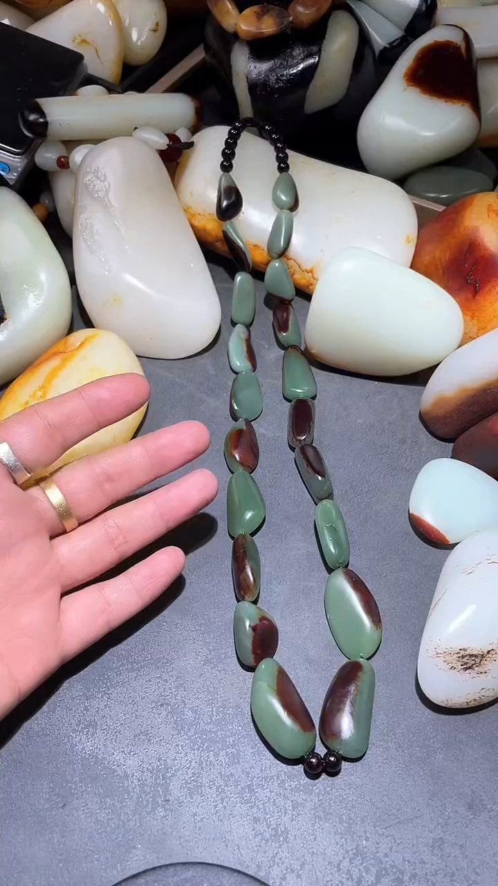 【闪购商品】和田玉项链未镶嵌YL-LL-1.12-21多样性发货