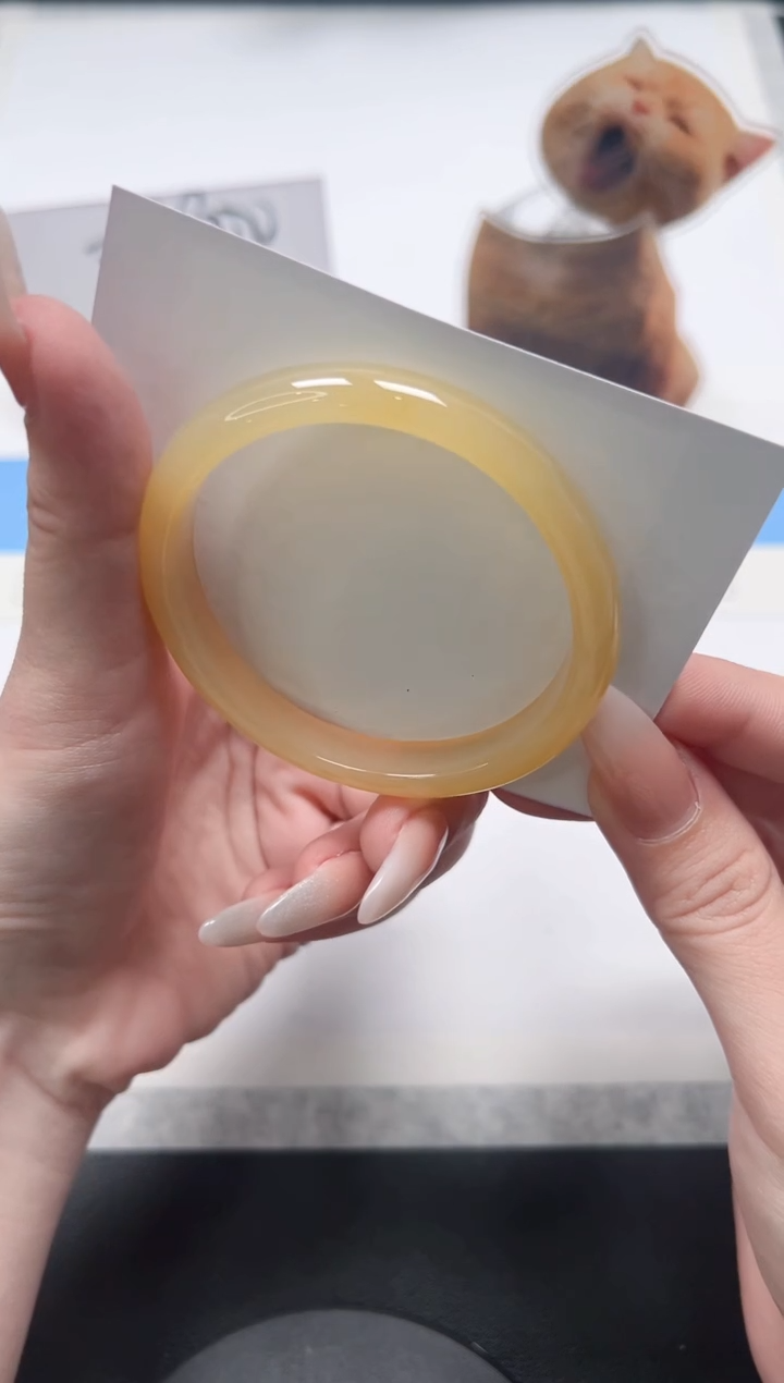 【闪购商品】石英质玉手镯未镶嵌23/贵妃53.3 （52.5戴）