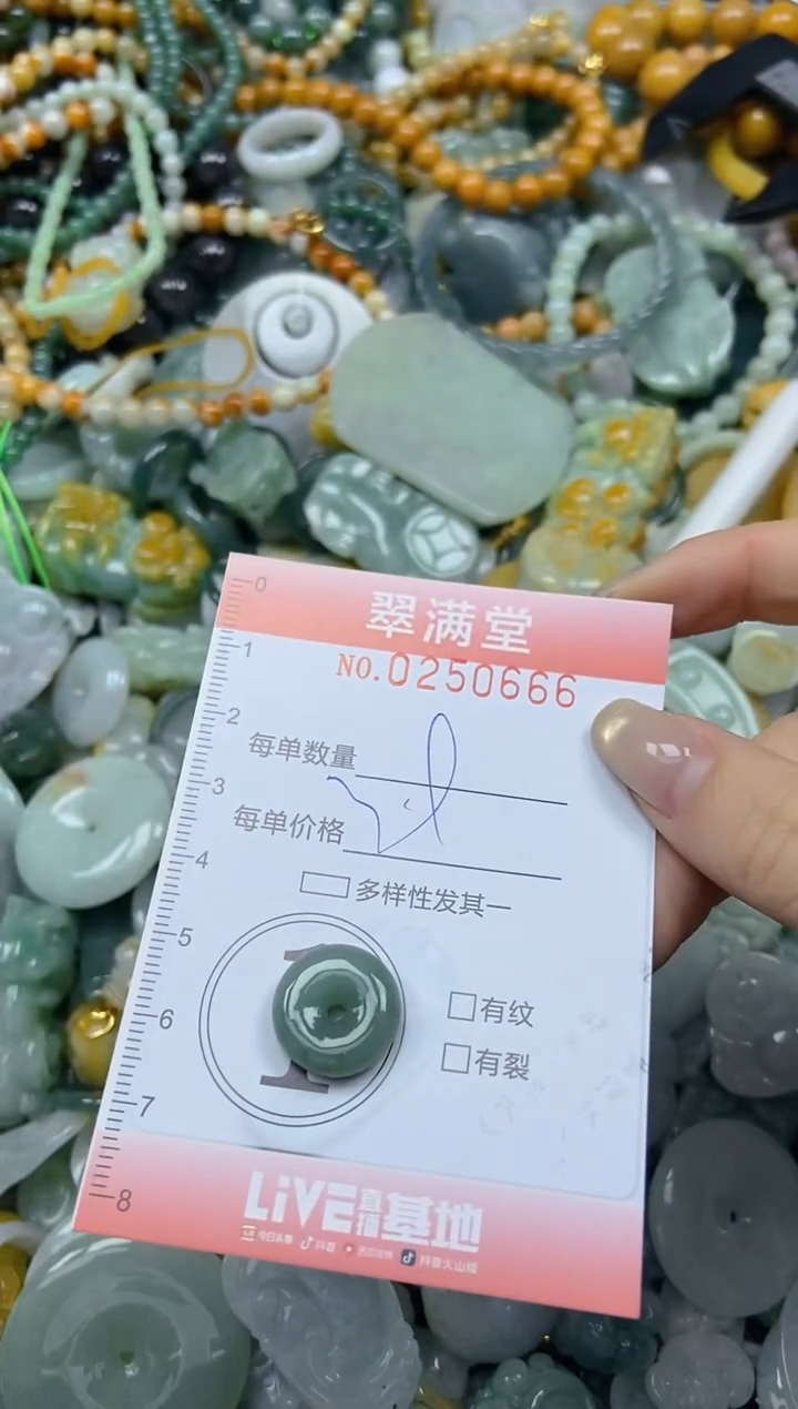 未镶嵌挂件翡翠闪购0250666