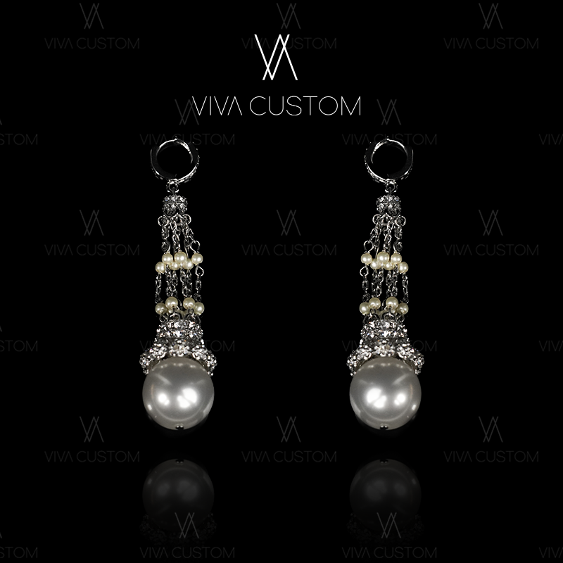 （精工系列）时尚新款高档流苏长款耳环