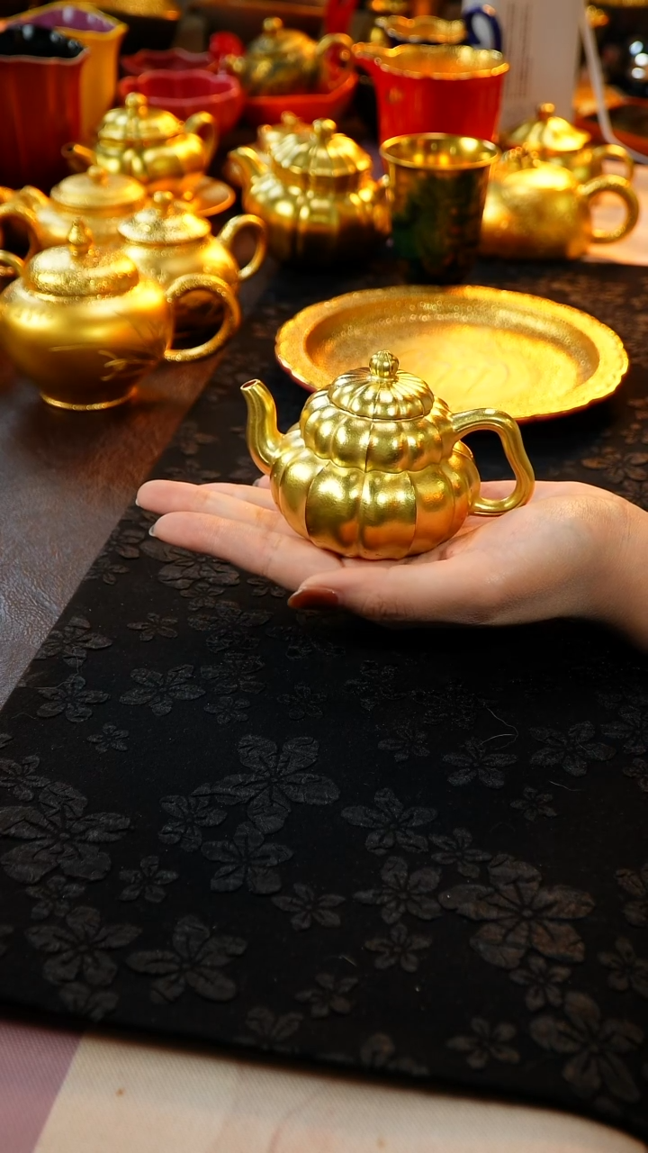 茶杯紫砂【宜景窑系列】金壶