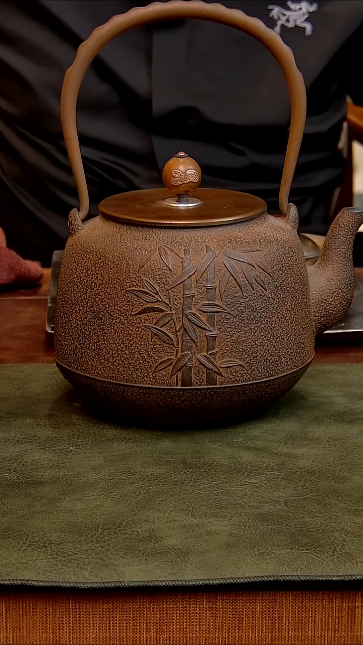 关西铁瓶真型竹纹