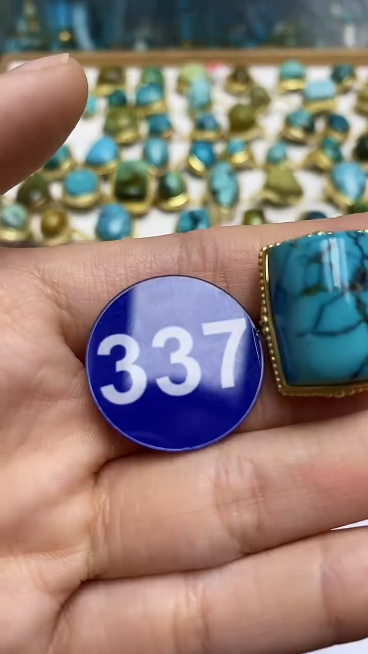 【闪购商品】绿松石戒指未镶嵌337戒指