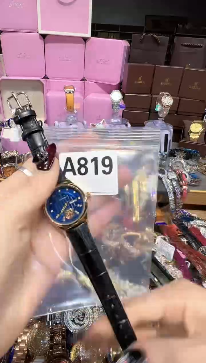 石英机芯不锈钢不锈钢直播定闪专用