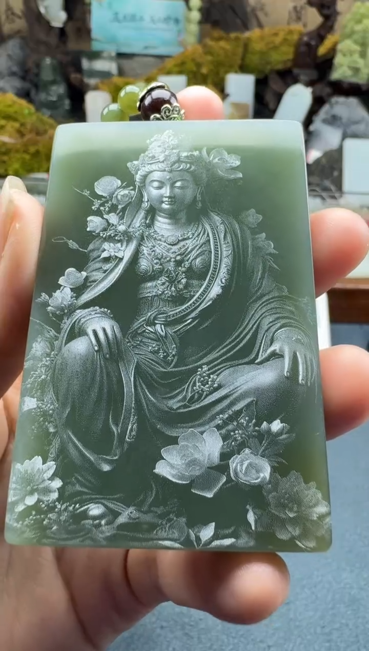 【闪购商品】和田玉颈饰未镶嵌开心