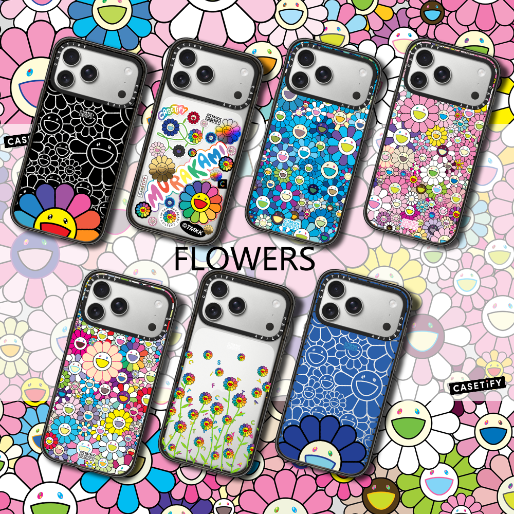 CASETiFY 村上隆太阳花手机壳适用iPhone17/16/15/14/13//Pro/Max