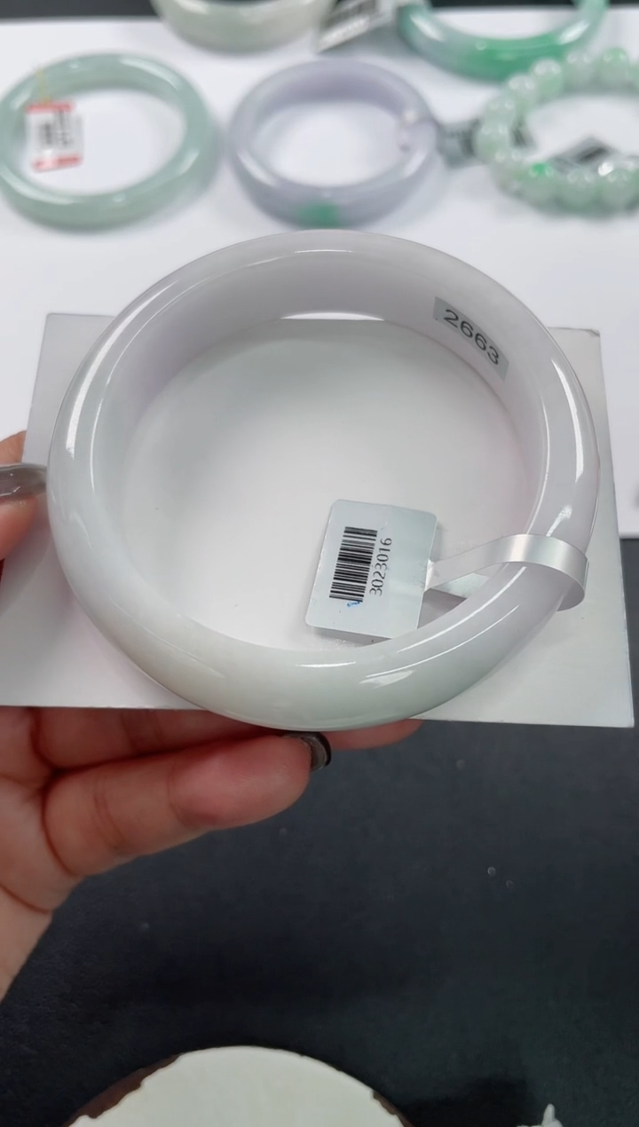 未镶嵌手镯翡翠基地发货H7849 58+