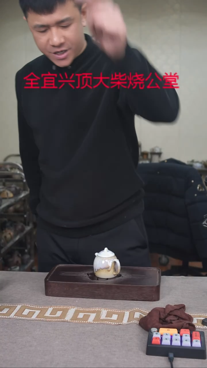 茶壶紫砂宜兴紫砂柴烧