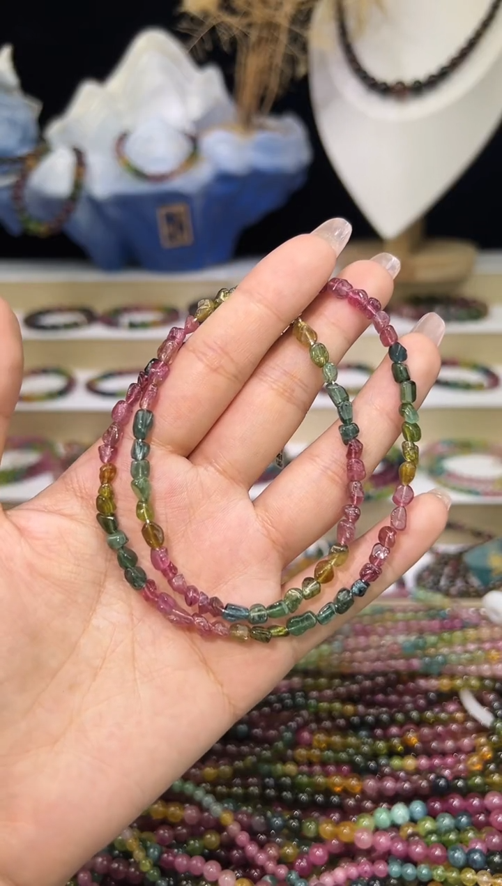 【闪购商品】碧玺/未镶嵌碧玺项链多样性发货