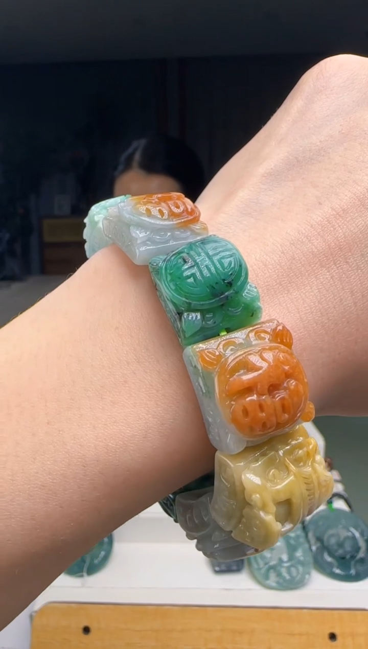 【闪购商品】翡翠手串未镶嵌DY@@WS1WX27461