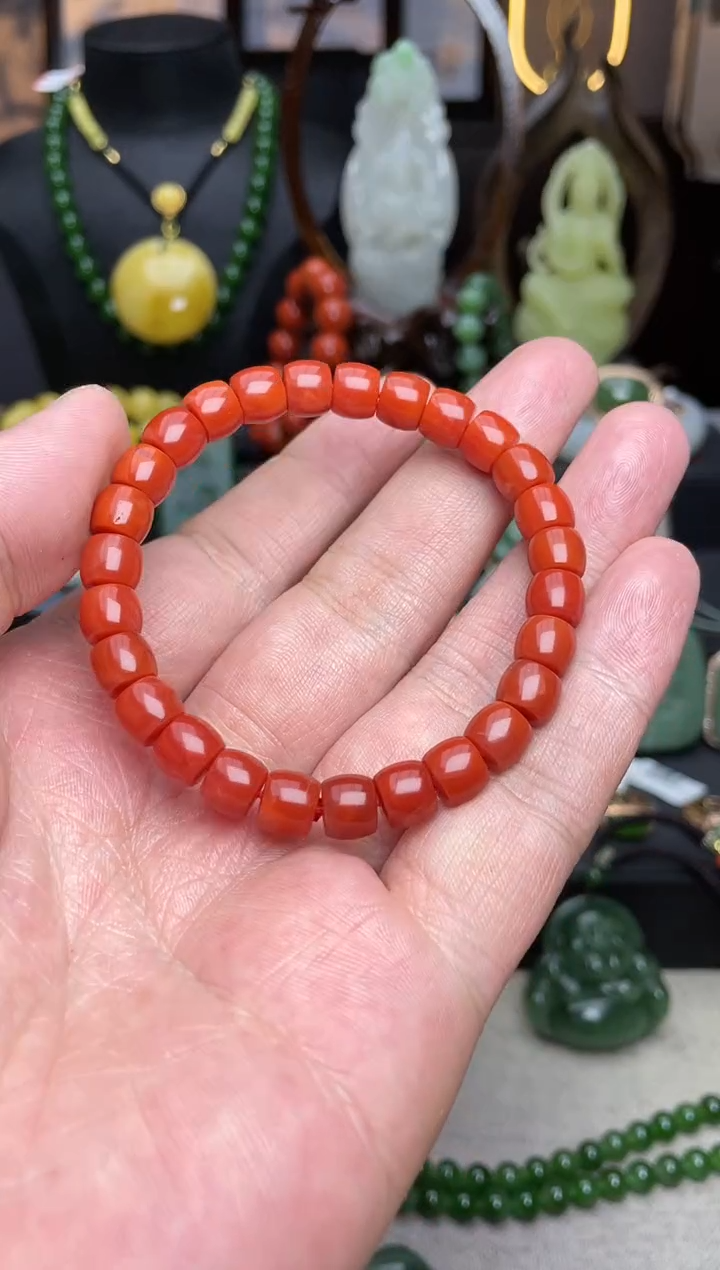 【闪购商品】南红玛瑙手链未镶嵌精品手串